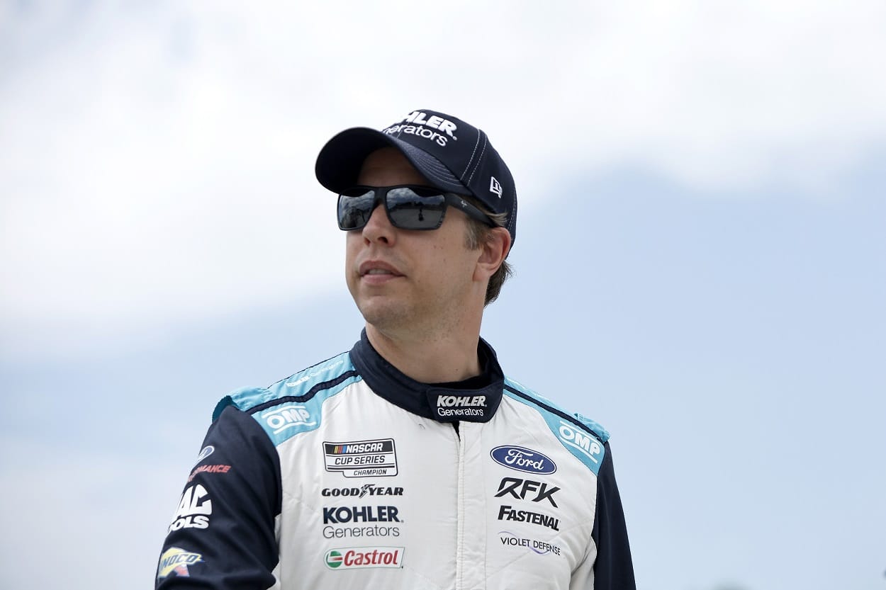 Brad Keselowski ahead of the 2022 NASCAR Cup Series Kwik Trip 250