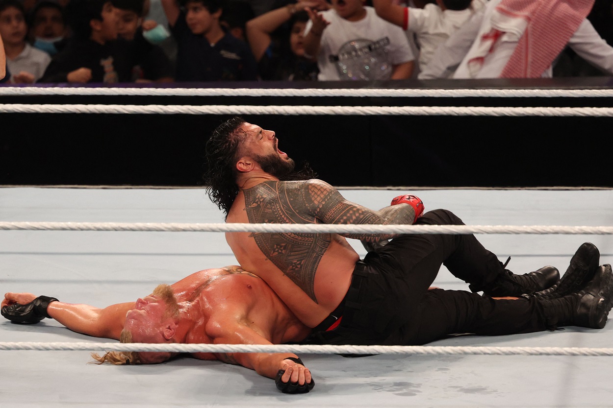 Brock Lesnar vs. Roman Reigns at the 2021 edition of WWE Crown Jewel