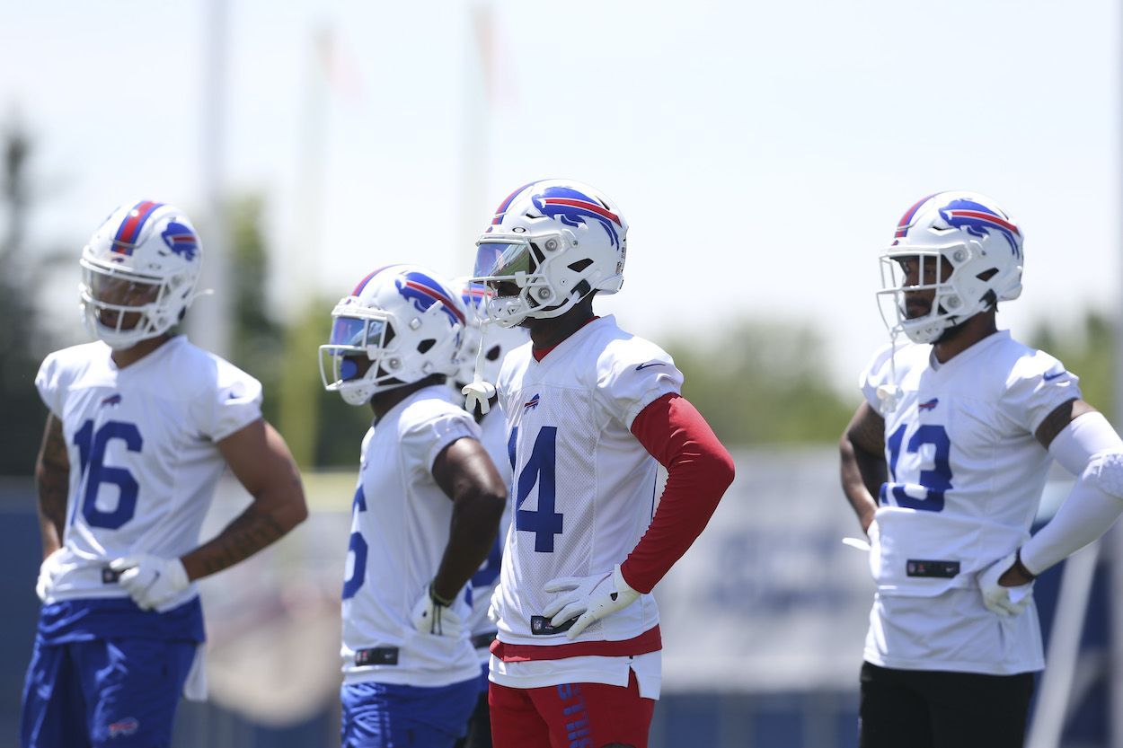 Buffalo Bills training camp will feature a battle within the wide receiver group (pictured).