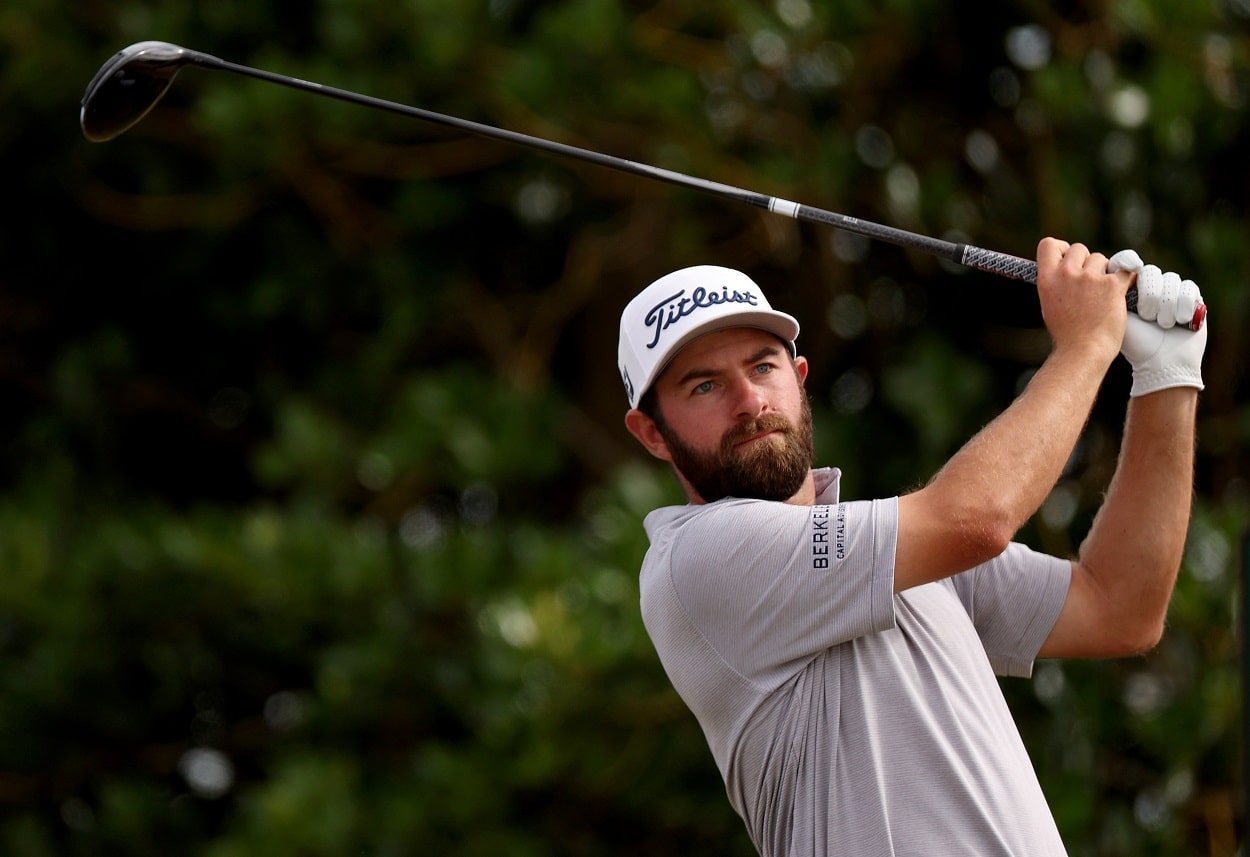 Cameron Young at the 2022 Open Championship at St. Andrews