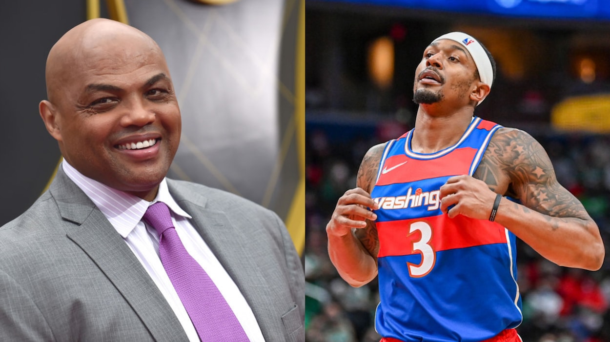 NBA analyst Charles Barkley (L) and Bradley Beal (R)