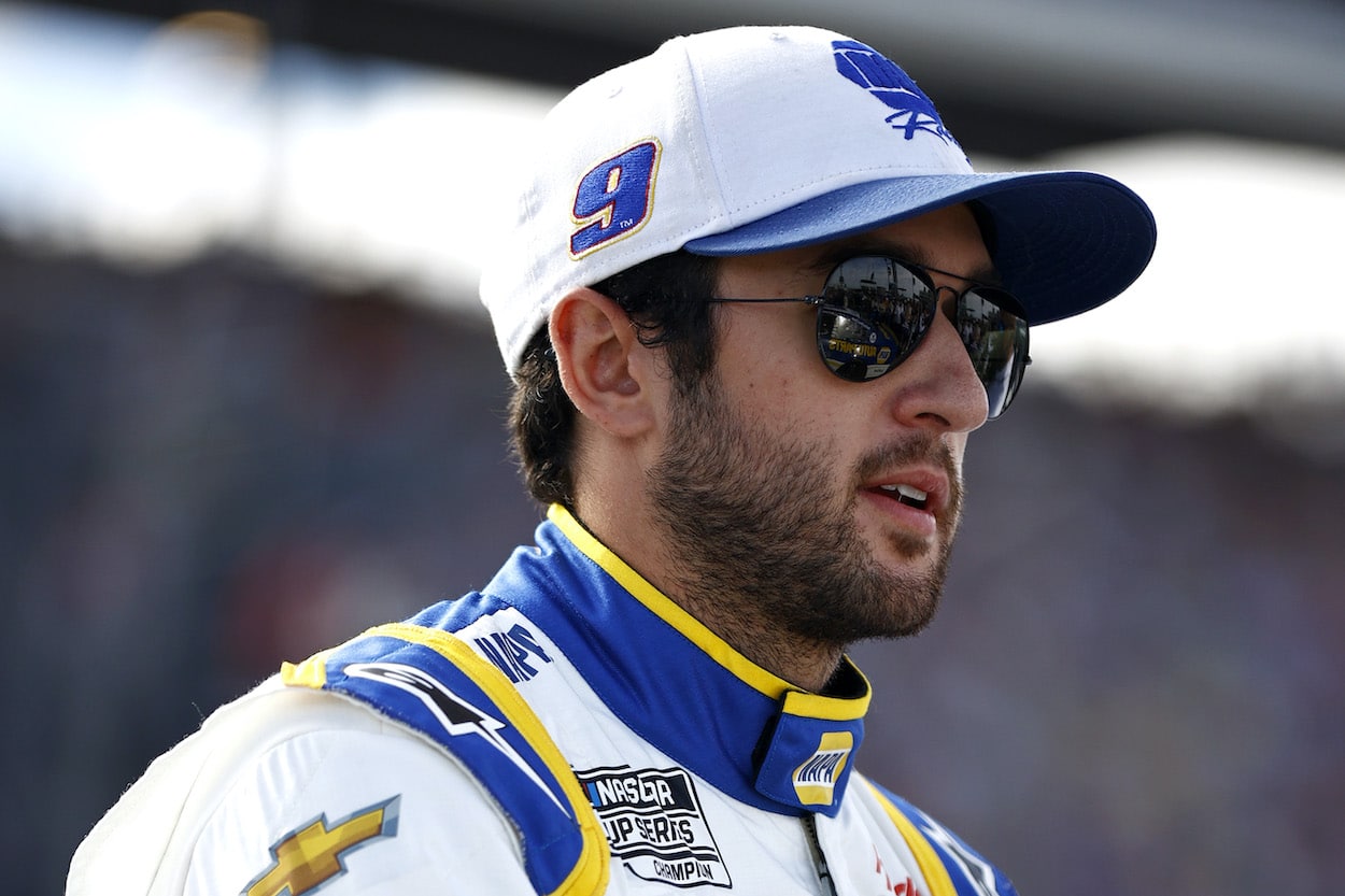 Chase Elliott on grid