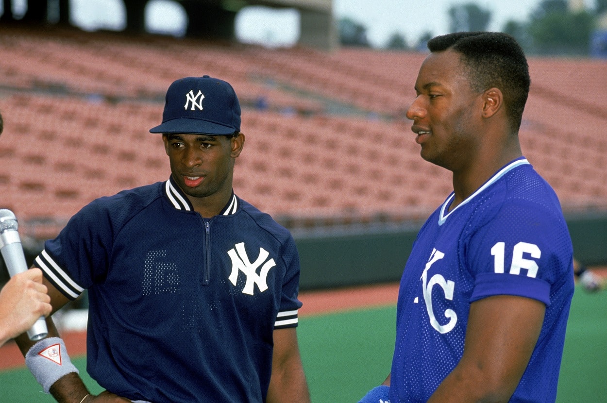 Deion Sanders Accomplished Something as a 2 Sport Star That Bo