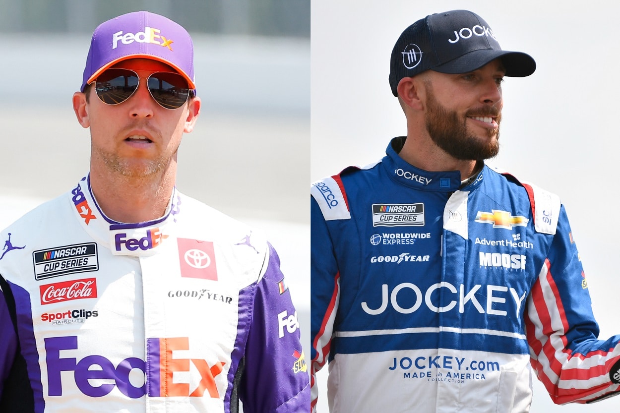 Denny Hamlin and Ross Chastain