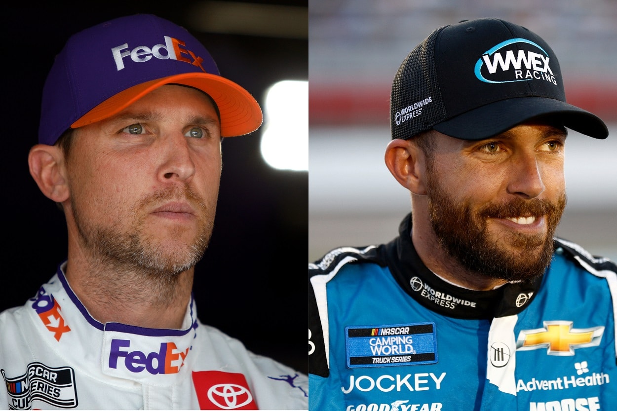 Denny Hamlin and Ross Chastain