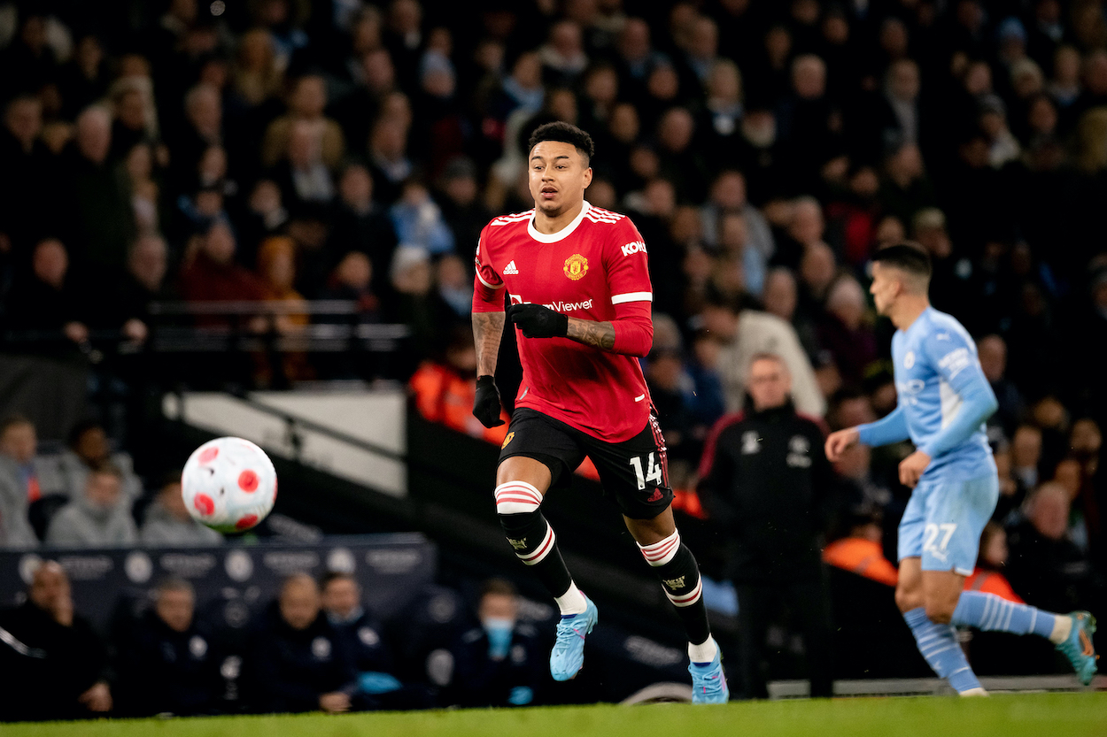 Jesse Lingard of Manchester United in 2022. Lingrad could be on his way to an MLS club.