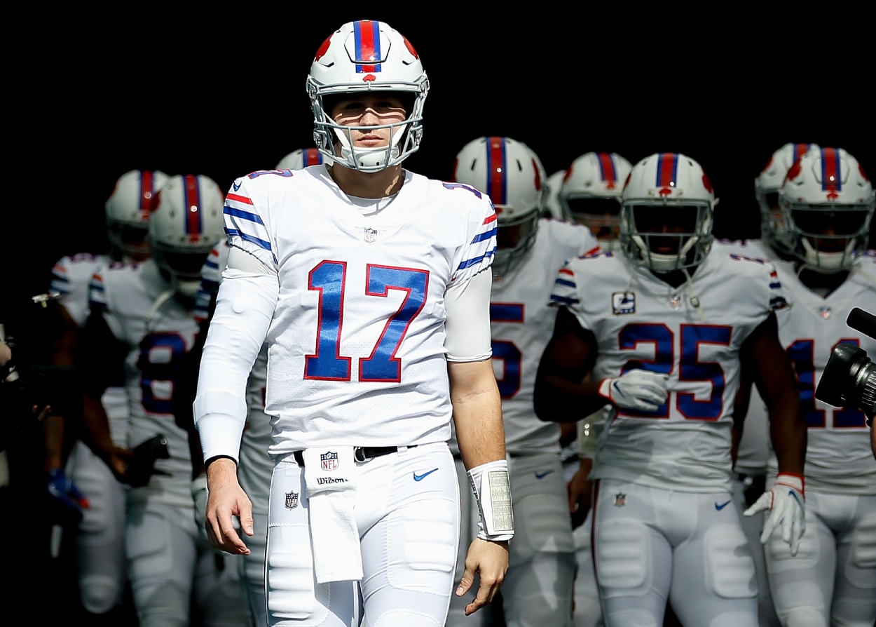 Buffalo Bills quarterback Josh Allen in 2018.