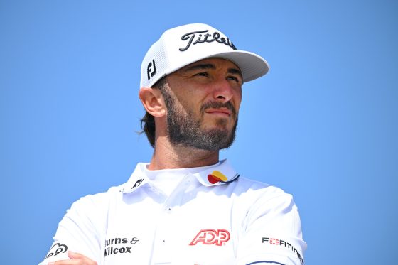 Max Homa looks on during the 2022 Open Championship.
