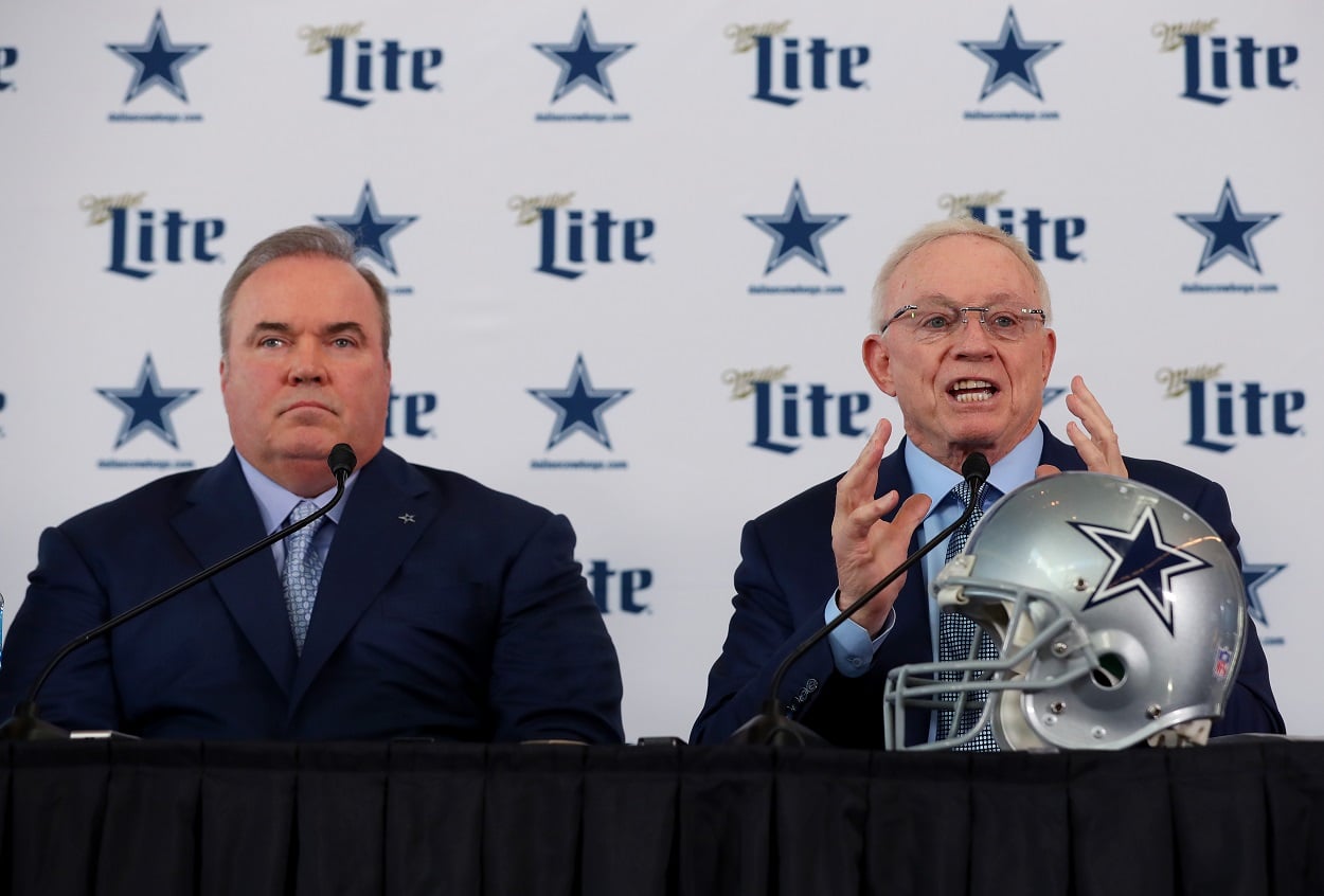 Dallas Cowboys owner Jerry Jones and head coach Mike McCarthy