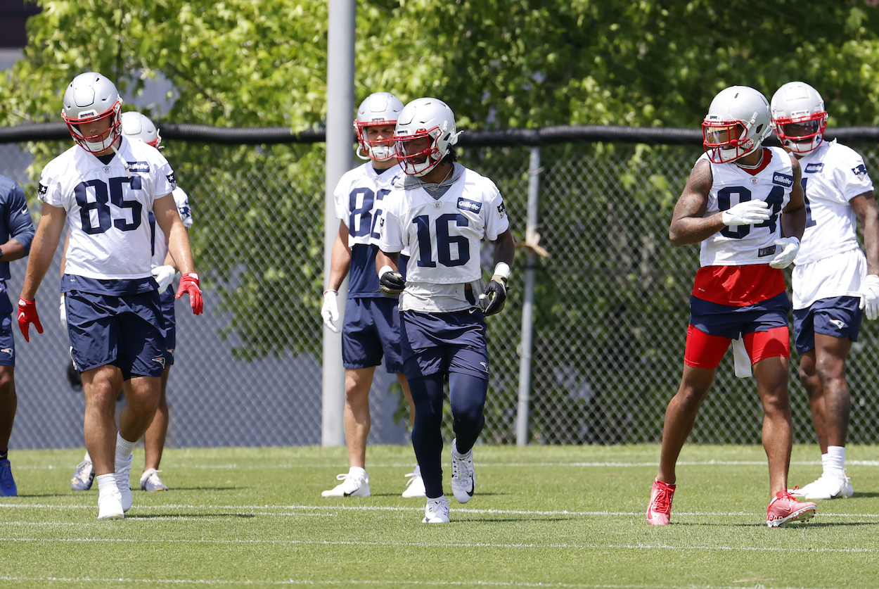 One of the battles to watch in New England Patriots training camp is at the wide receiver position (pictured).