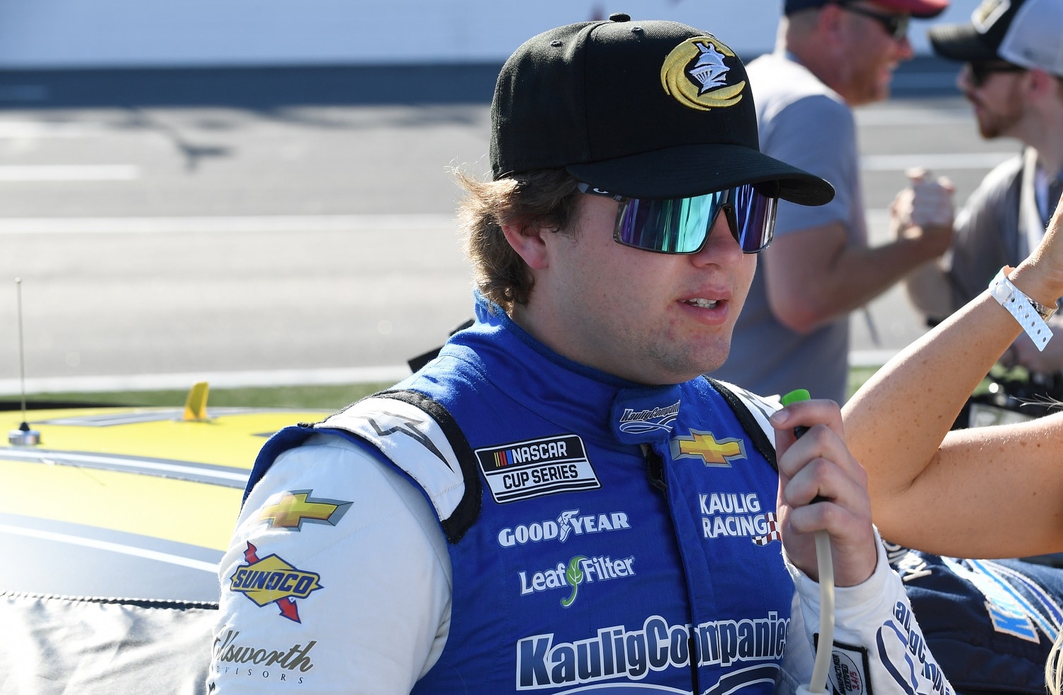 Noah Gragson looks on before the NASCAR Cup Series Coca-Cola 600 on May 29, 2022.