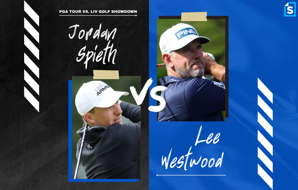 PGA Tour vs. LIV Golf Jordan Spieth vs. Lee Westwood