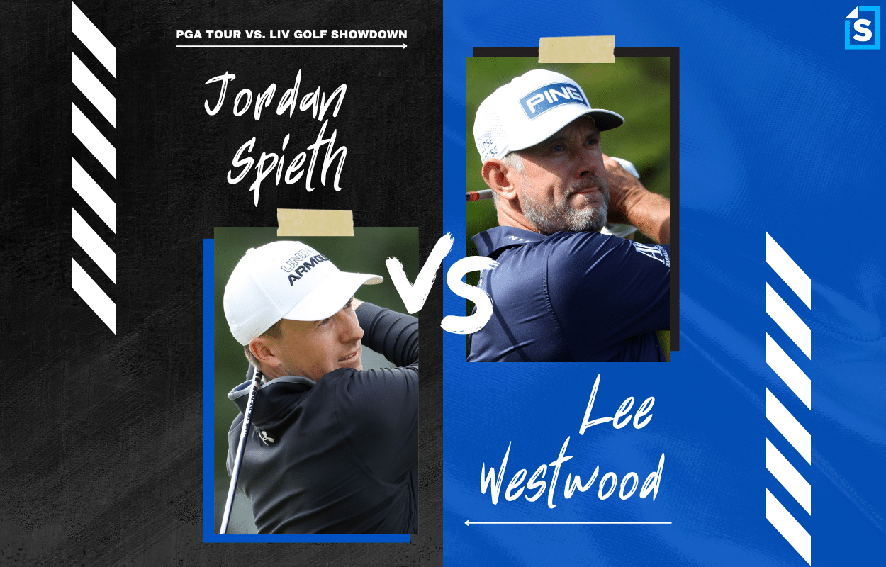 PGA Tour vs. LIV Golf Jordan Spieth vs. Lee Westwood