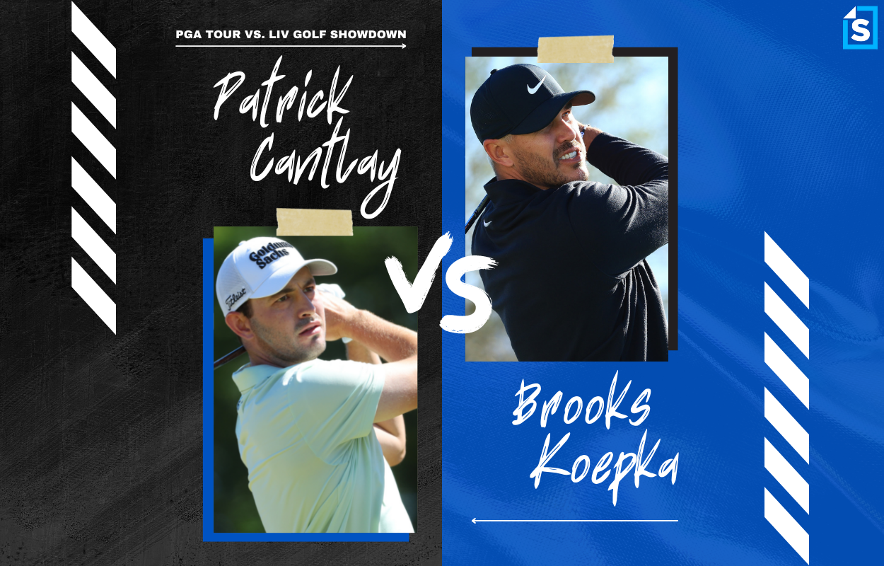 PGA Tour vs. LIV Golf Patrick Cantlay vs. Brooks Koepka