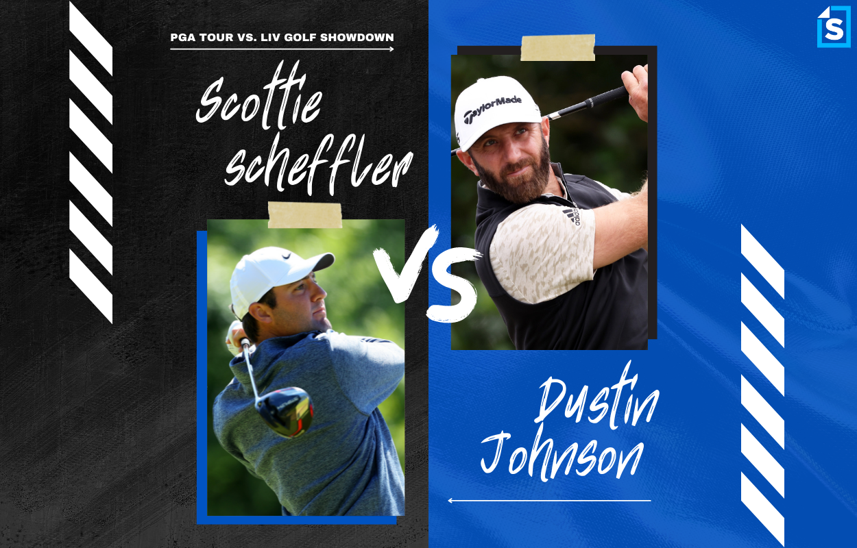 PGA Tour vs. LIV Golf Scottie Scheffler vs. Dustin Johnson