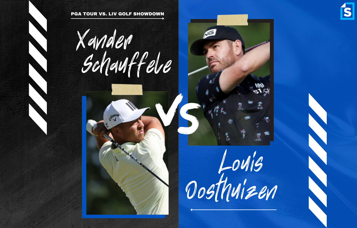 PGA Tour vs. LIV Golf Xander Schauffele vs. Louis Oosthuizen