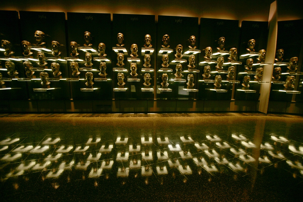 Pro Football Hall of Fame busts