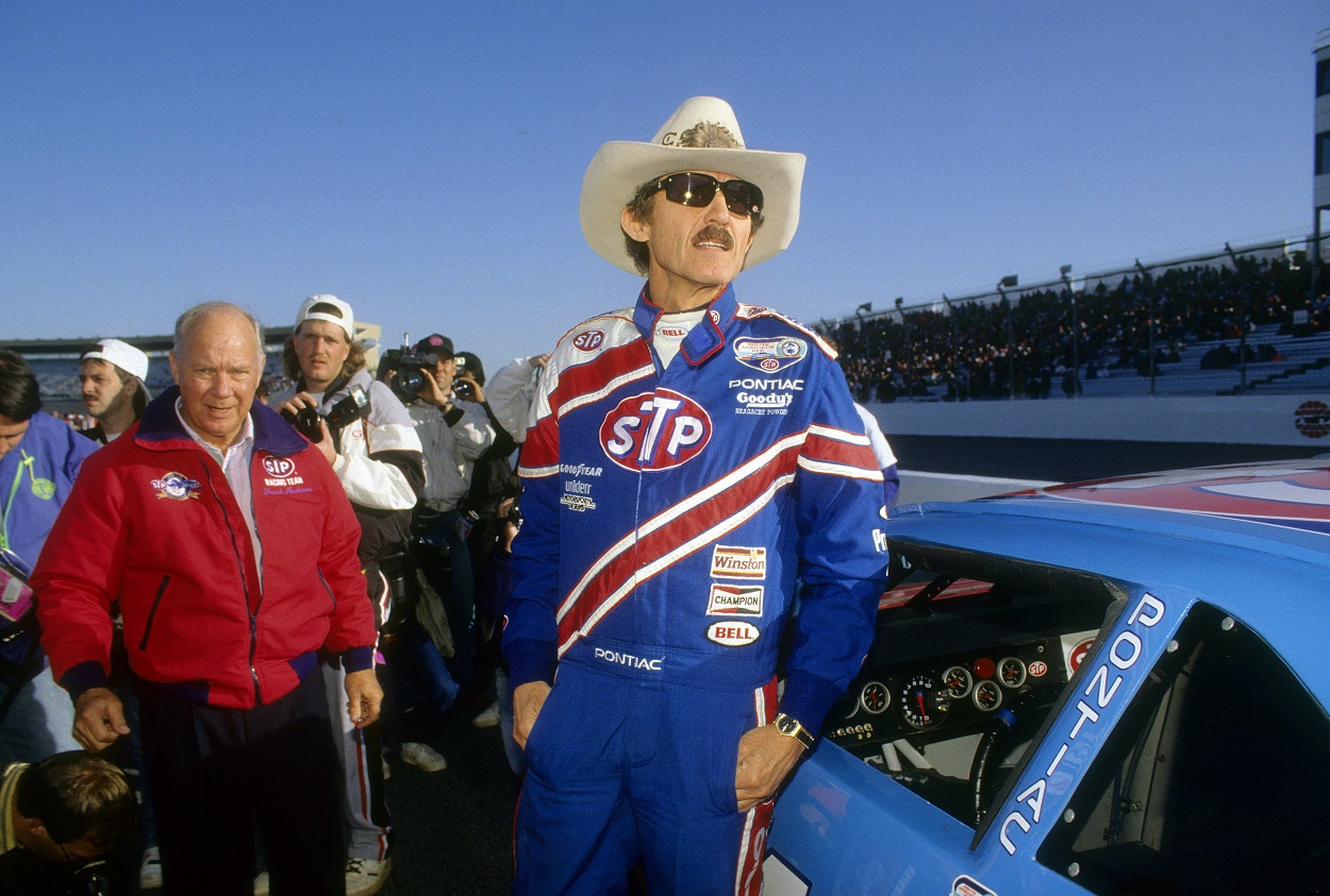 Richard Petty ahead of the 1992 NASCAR Cup Series Hooters 500 at Atlanta Motor Speedway