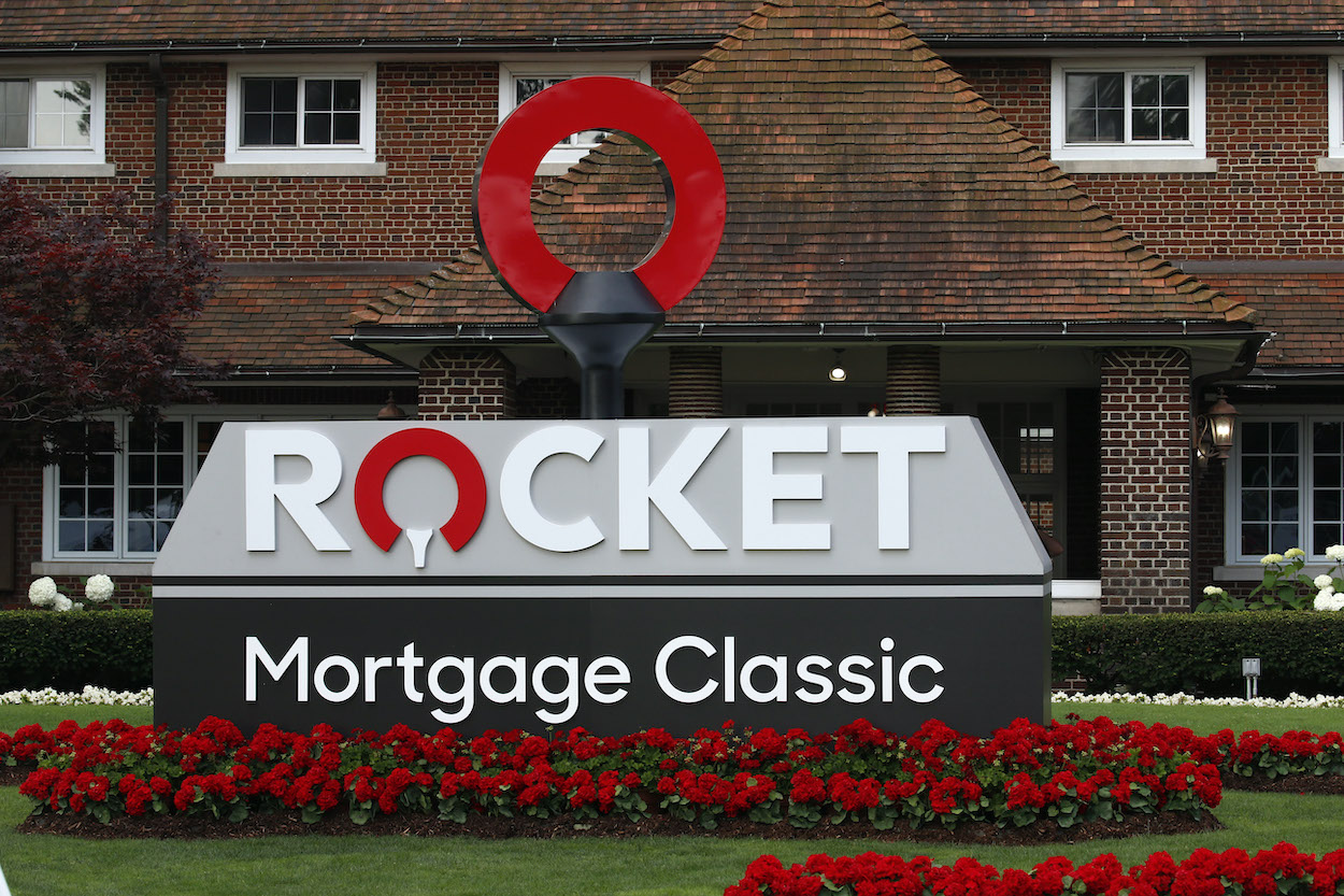 Rocket Mortgage Classic sign.