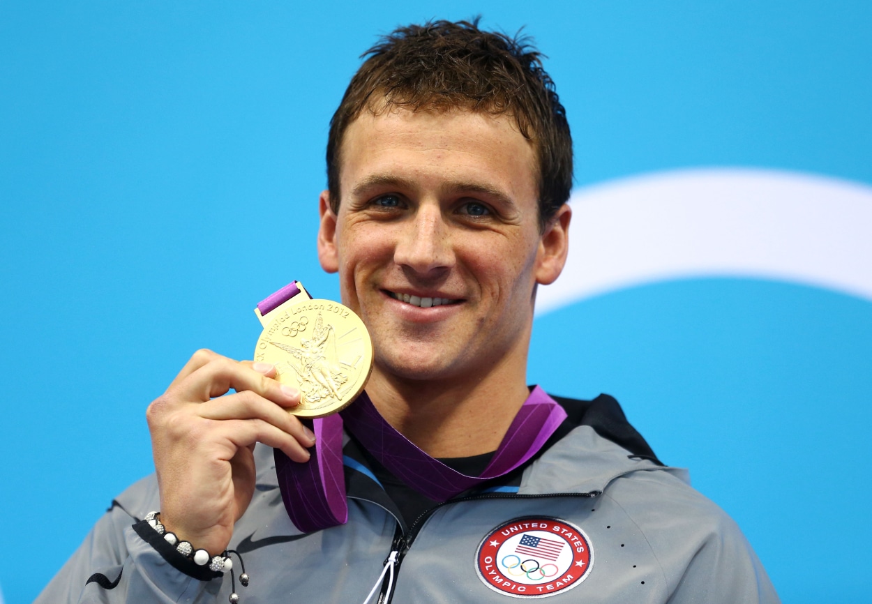 Olympic swimming legend Ryan Lochte in 2012.