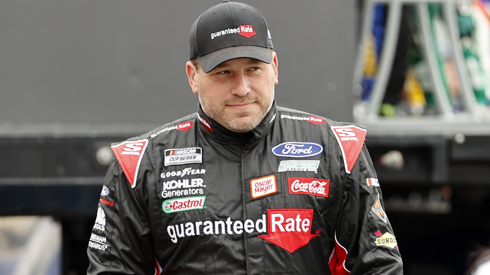 Ryan Newman before the Foxwoods Resort Casino 301 on July 18, 2021, at New Hampshire Motor Speedway.