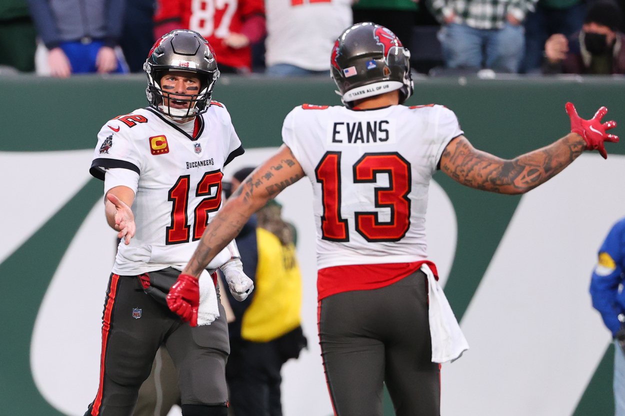 Tom Brady Sent a Cryptic Text to Mike Evans Before Announcing His Unretirement