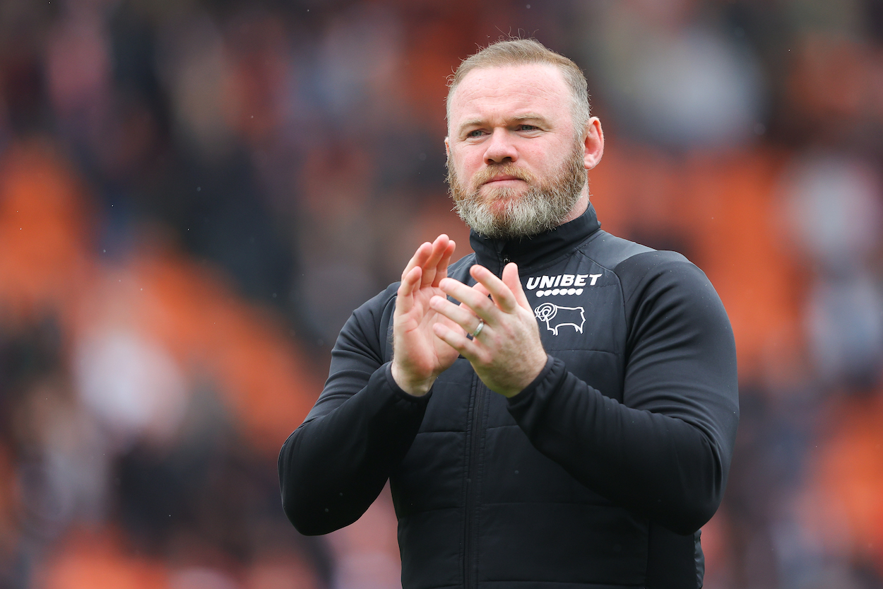 Wayne Rooney, pictured here as manager of Derby County, is returning to MLS to become D.C. United head coach.