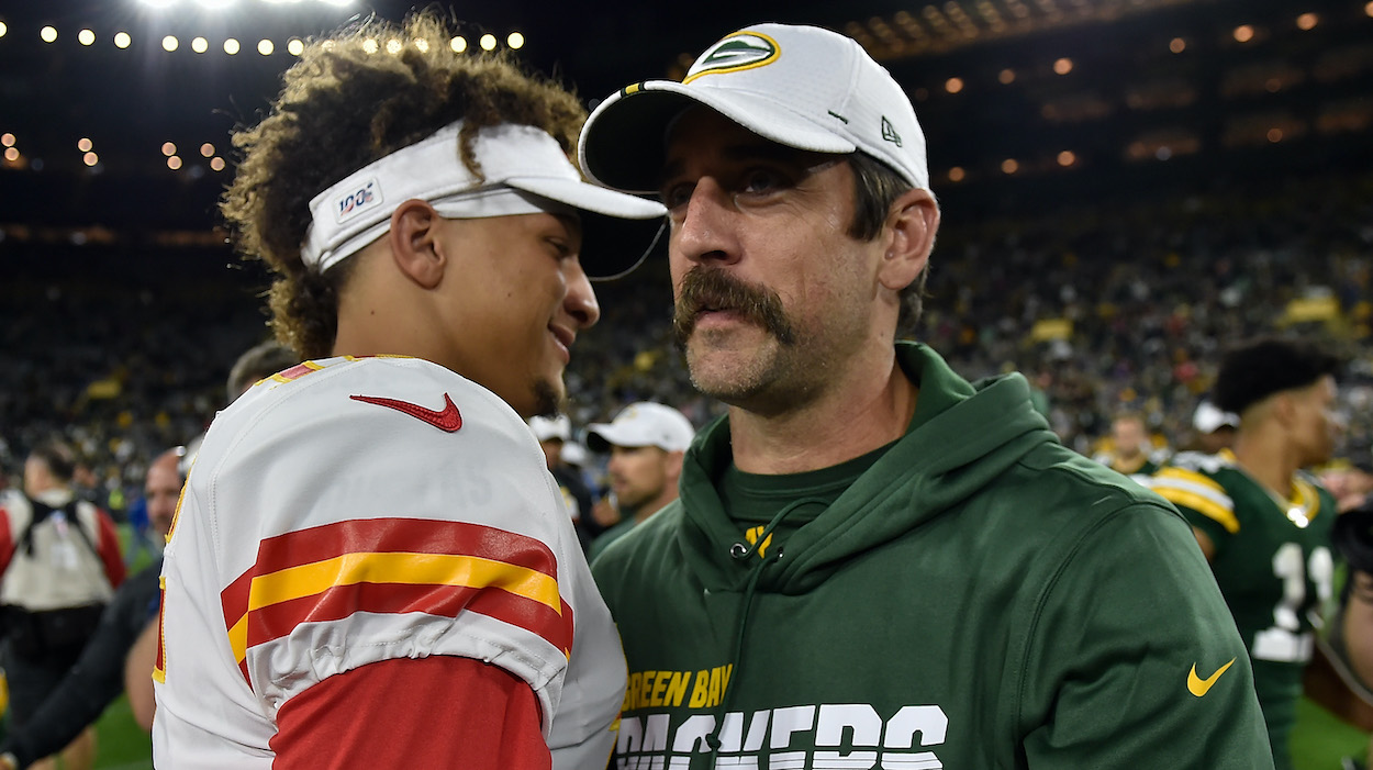 Aaron Rodgers vs. Patrick Mahomes: WR Sammy Watkins Says 1 ‘Is on a Whole Nother Level’