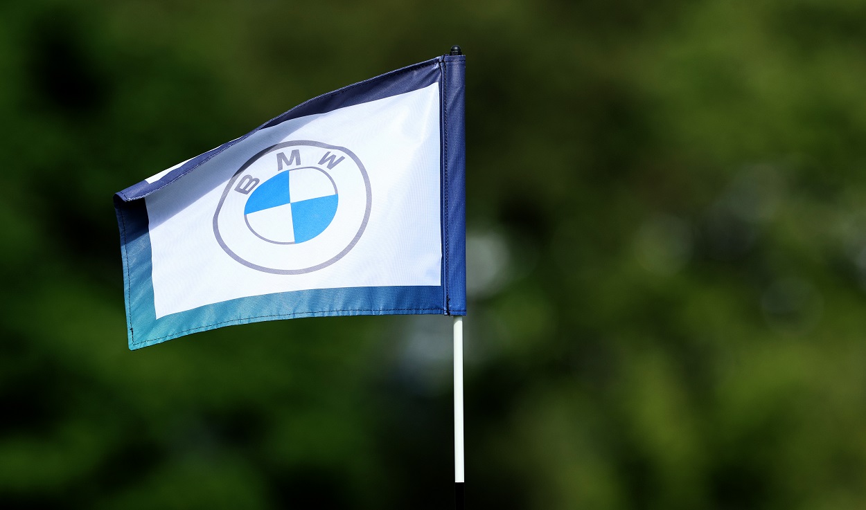 2022 BMW Championship flag at Wilmington Country Club