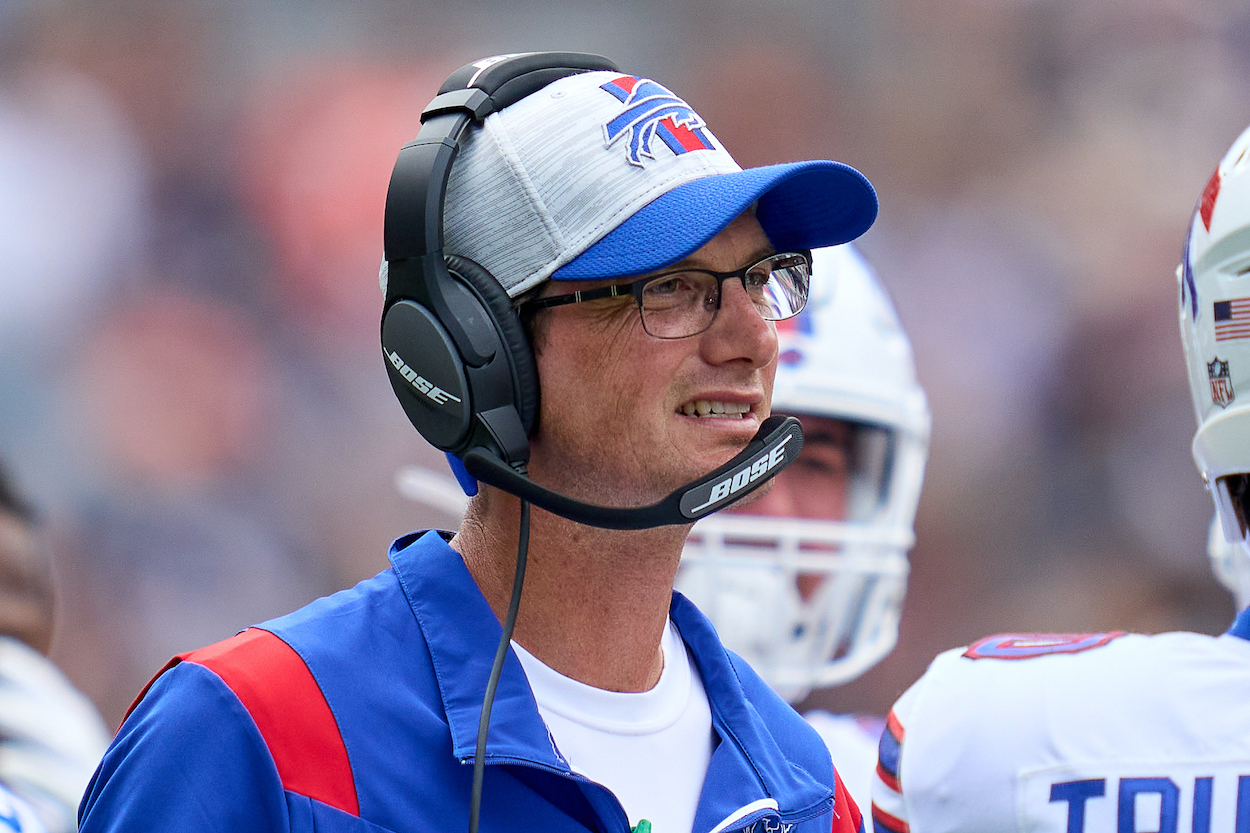 New Buffalo Bills offensive coordinator Ken Dorsey in 2021.
