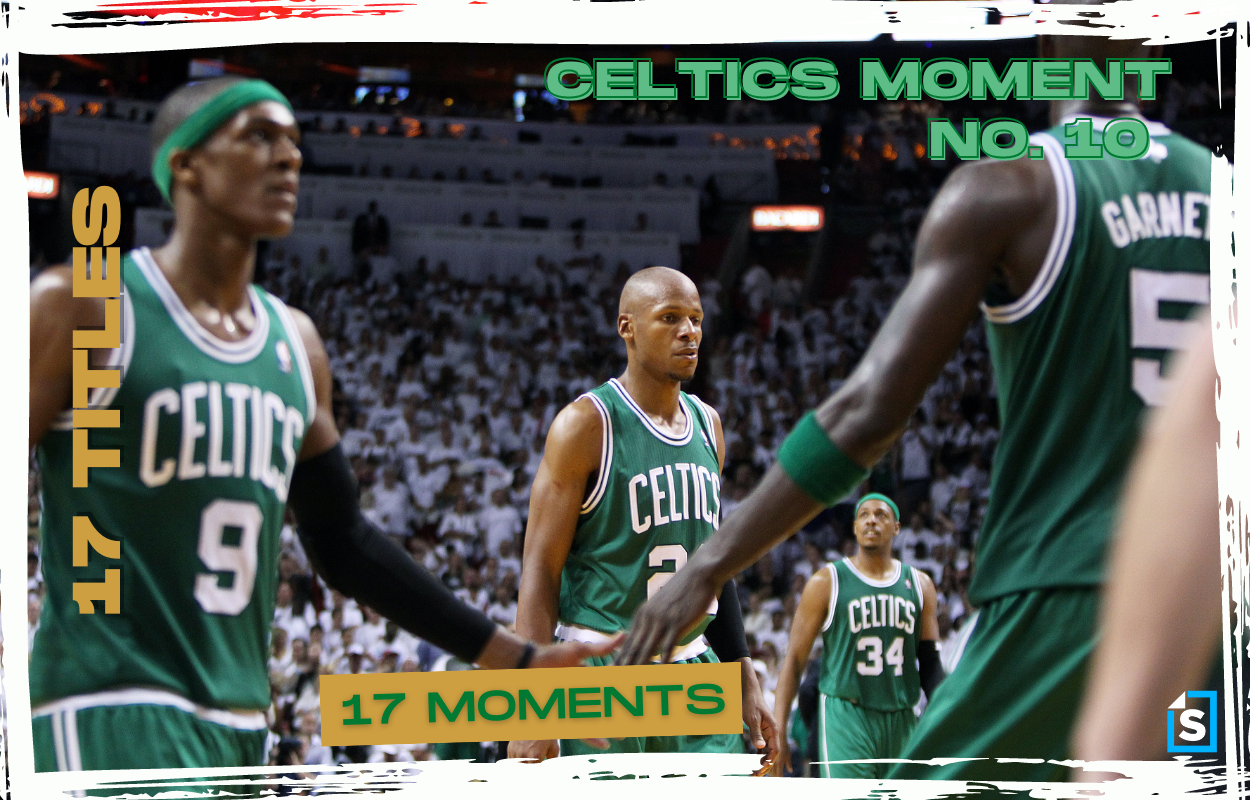 The 2008 Boston Celtics win the franchise's first NBA title in 22 years after two key additions.