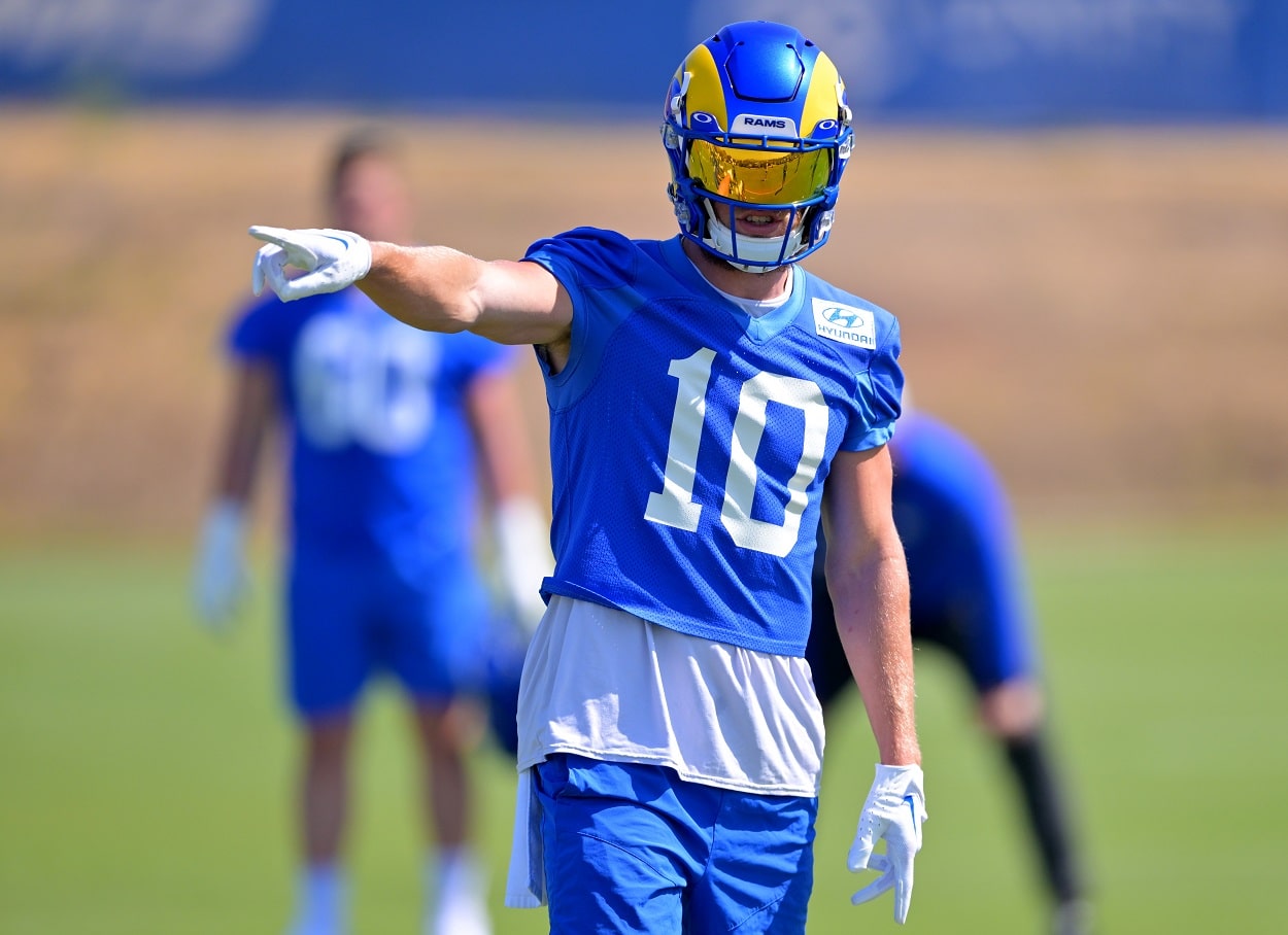 Cooper Kupp during Rams minicamp in June 2022