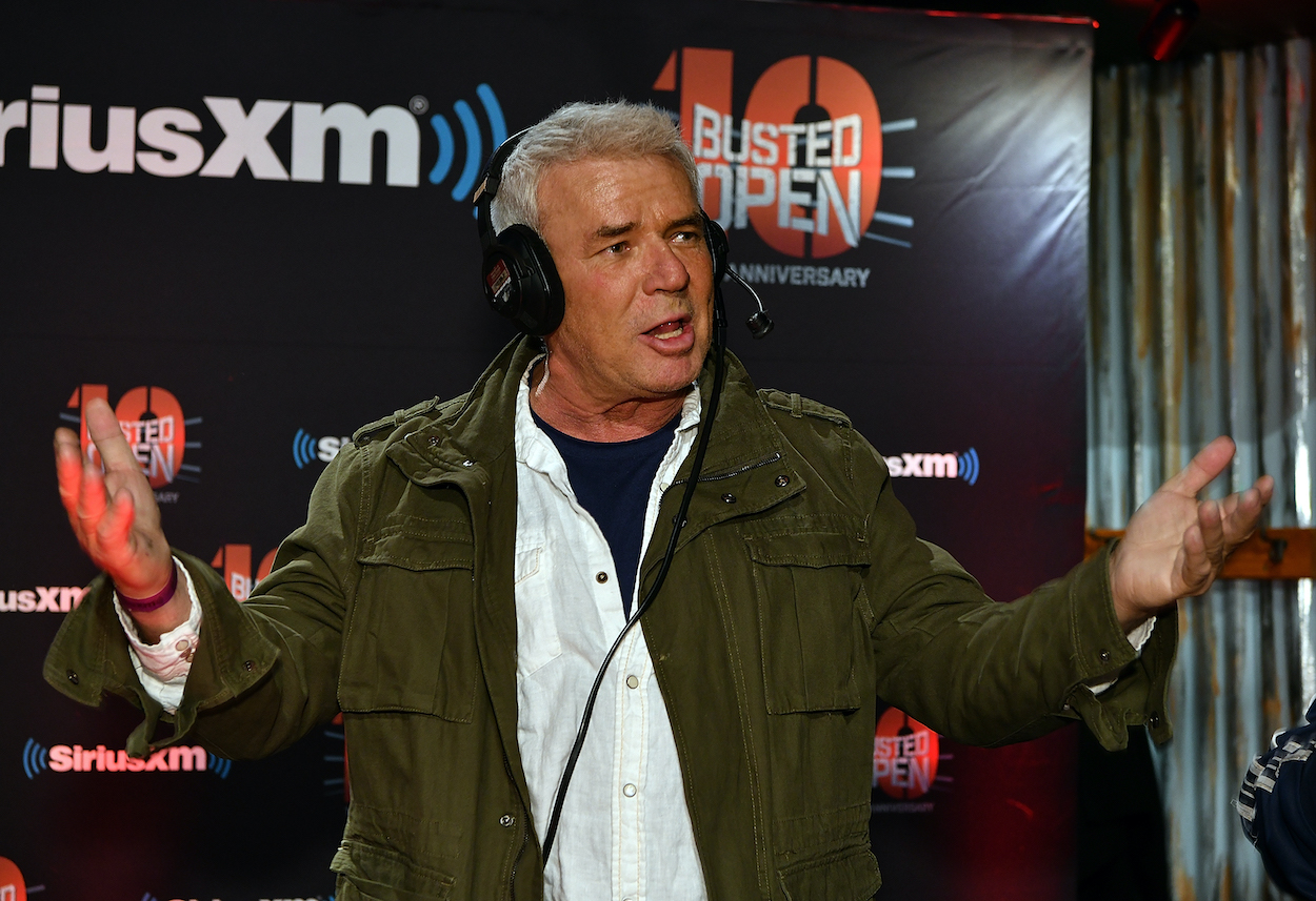 Eric Bischoff, who recently shared a story about Sting convincing him to bring Lex Luger back to WCW, seen in 2019.