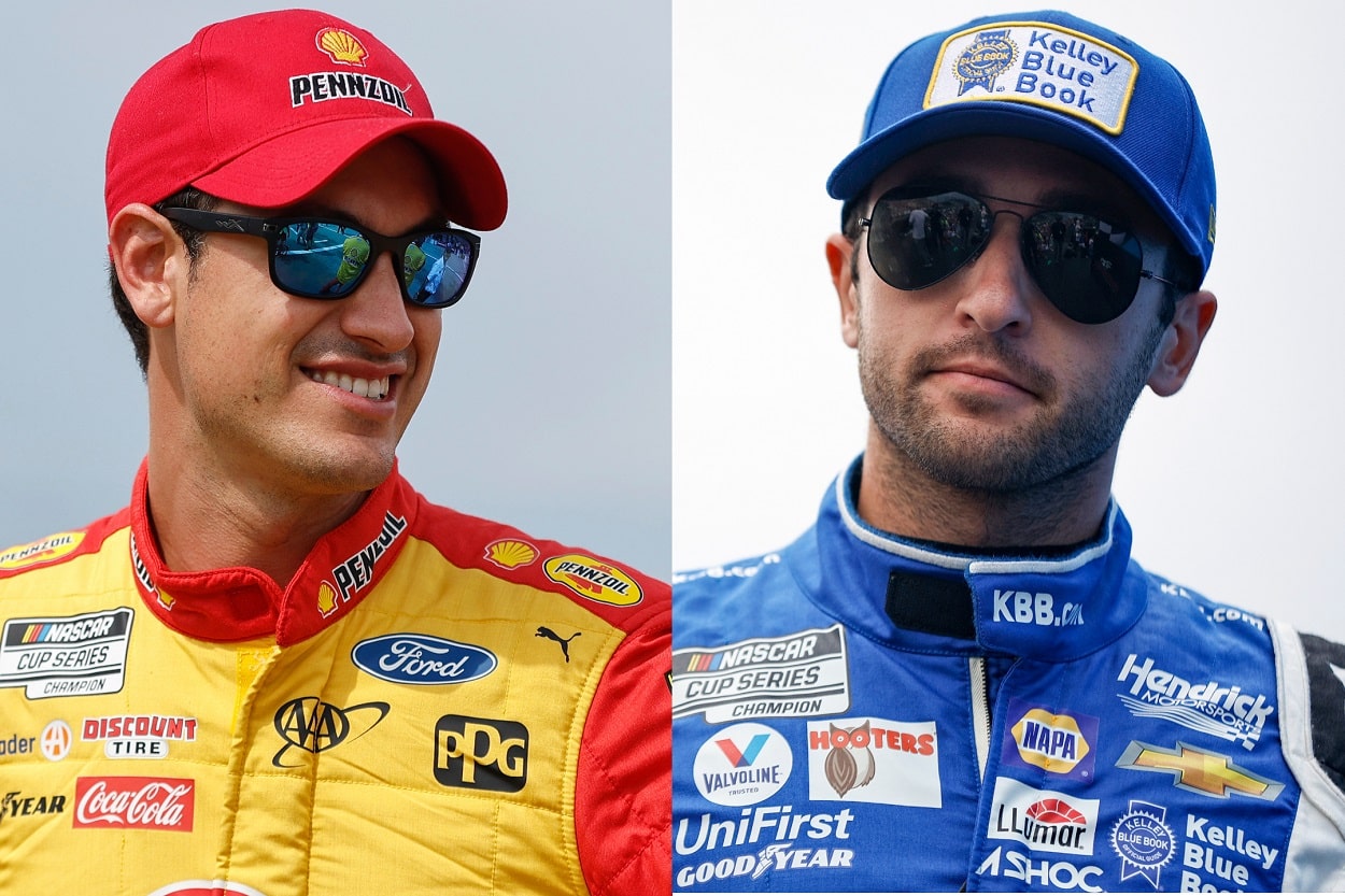 Joey Logano and Chase Elliott