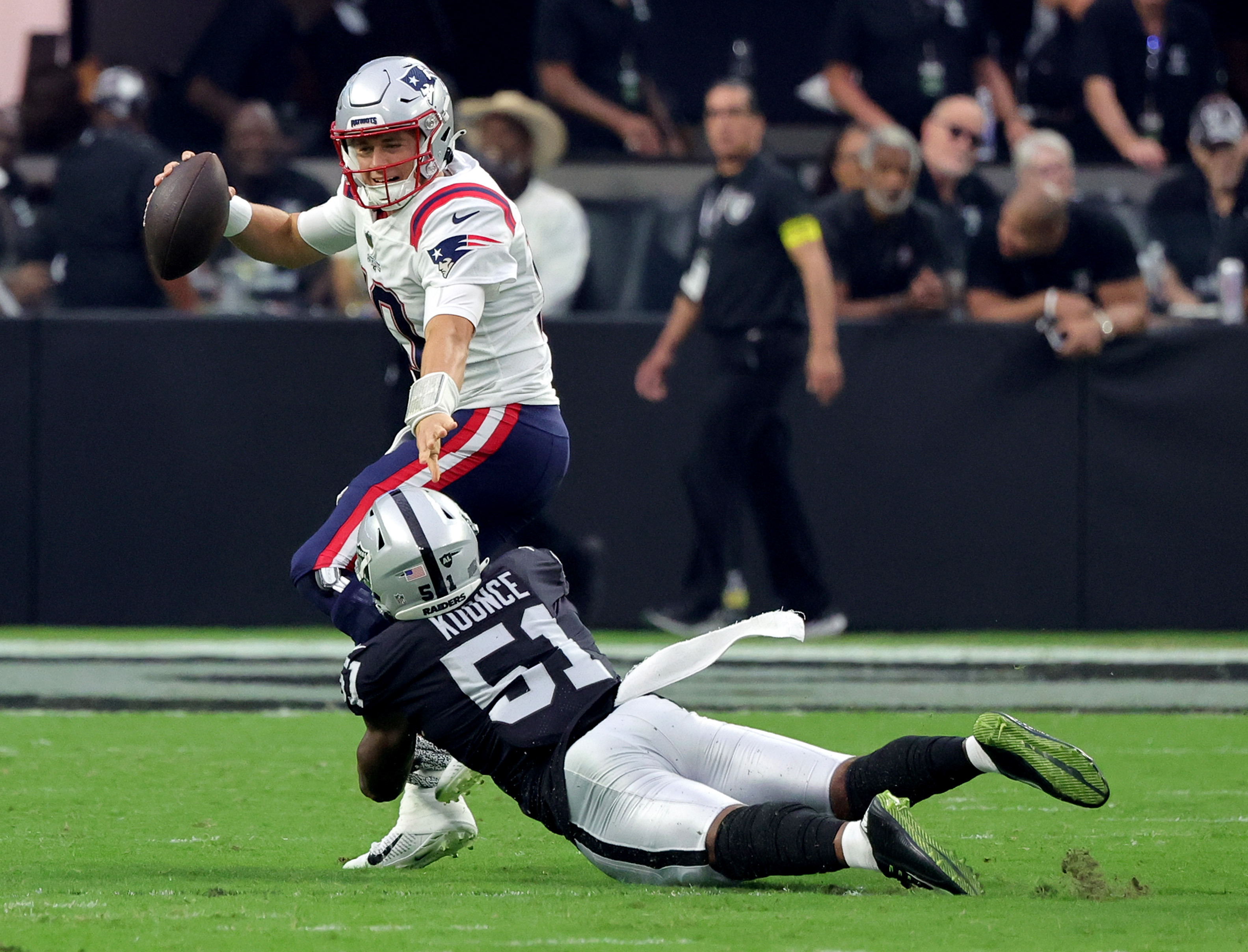 Frustration Mounts for Mac Jones After Ugly Loss to the Las Vegas Raiders