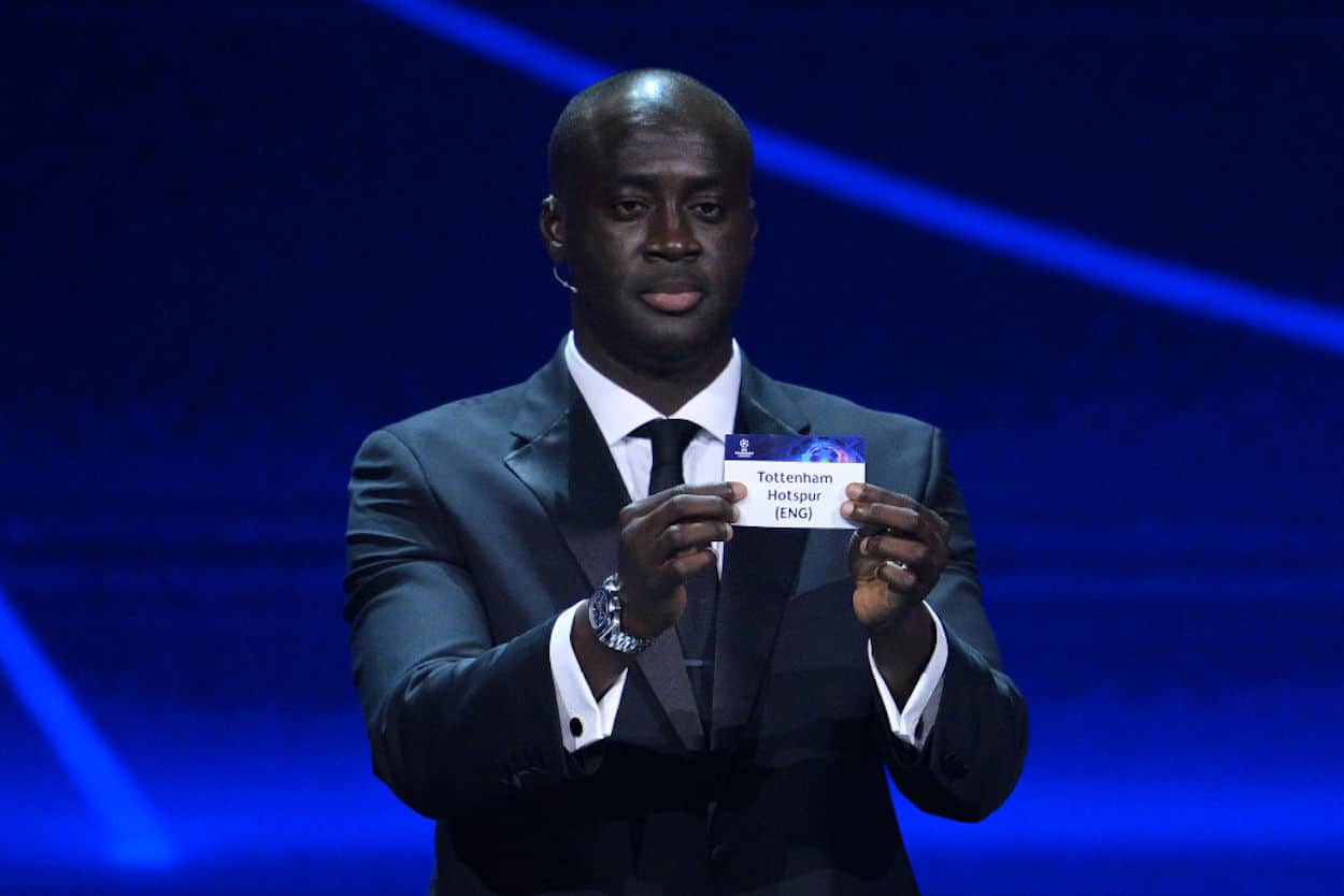 Yaya Toure draws Tottenham Hotspur into their Champions League group