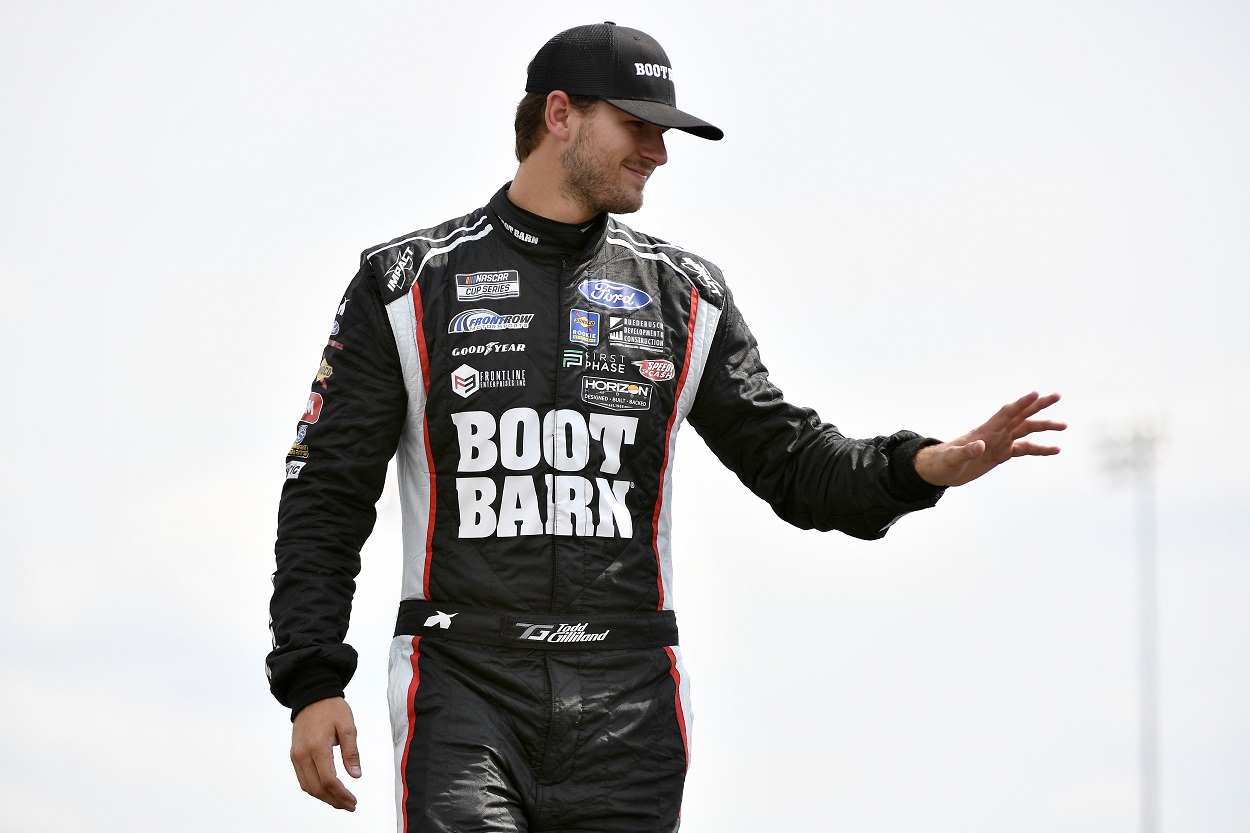 Todd Gilliland ahead of the 2022 NASCAR Cup Series Ally 400