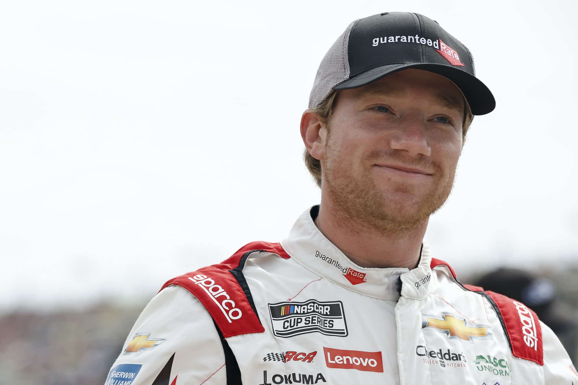 Tyler Reddick walks grid