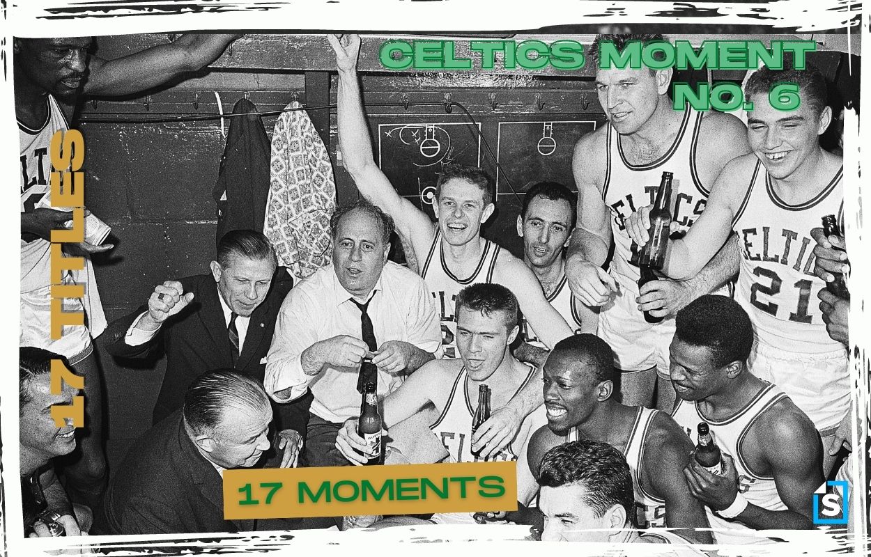 Bill Russell's mammoth double-double led the Boston Celtics to the NBA title in 1962.