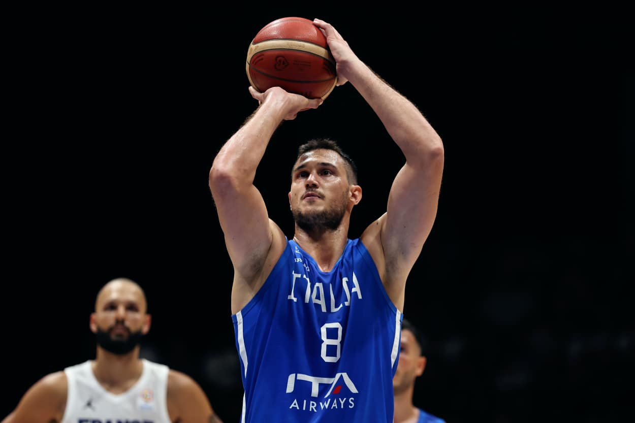 Danilo Gallinari of Italy in action.