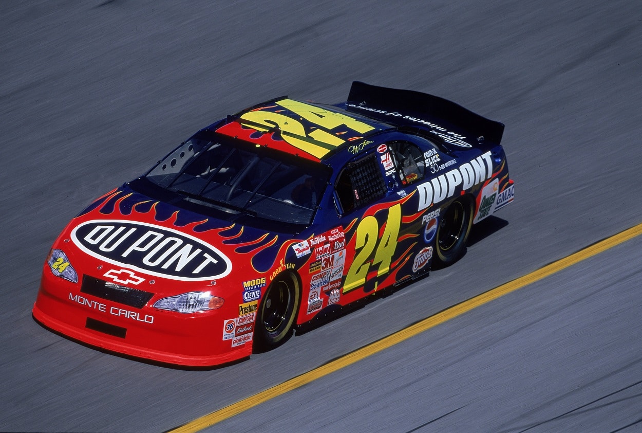 NASCAR Cup Series driver Jeff Gordon in the No. 24 car