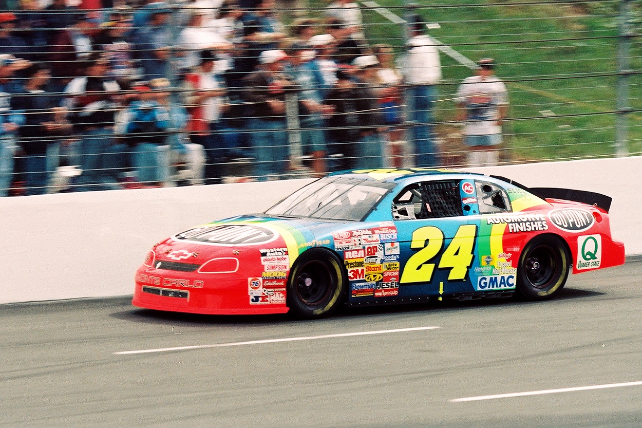 Jeff Gordon in the No. 24 Chevy in 1997