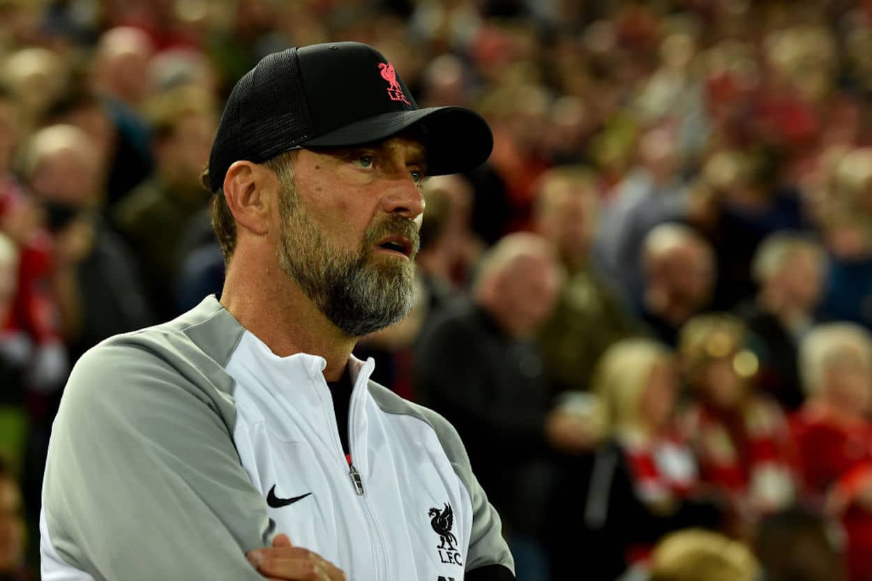 Liverpool manager Jurgen Klopp during a Champions League match against Ajax.