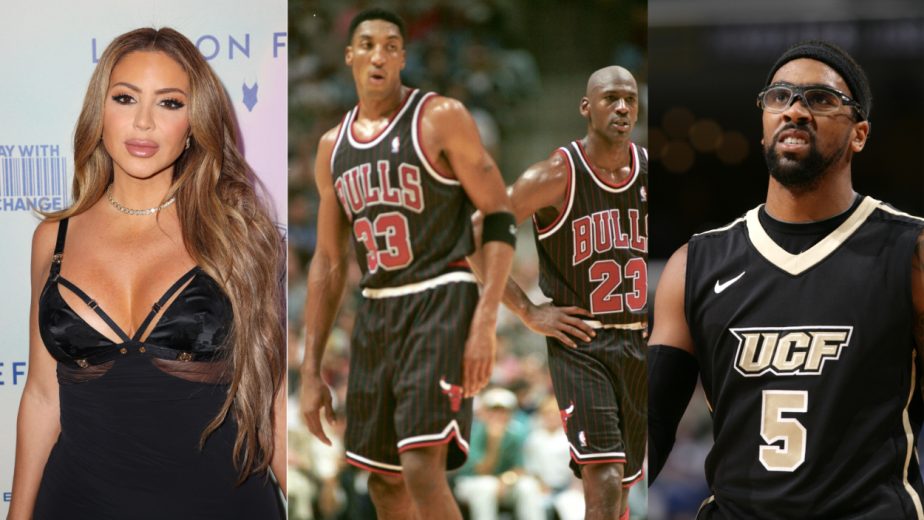 (L-R) Larsa Pippen, Scottie Pippen, Michael Jordan, Marcus Jordan