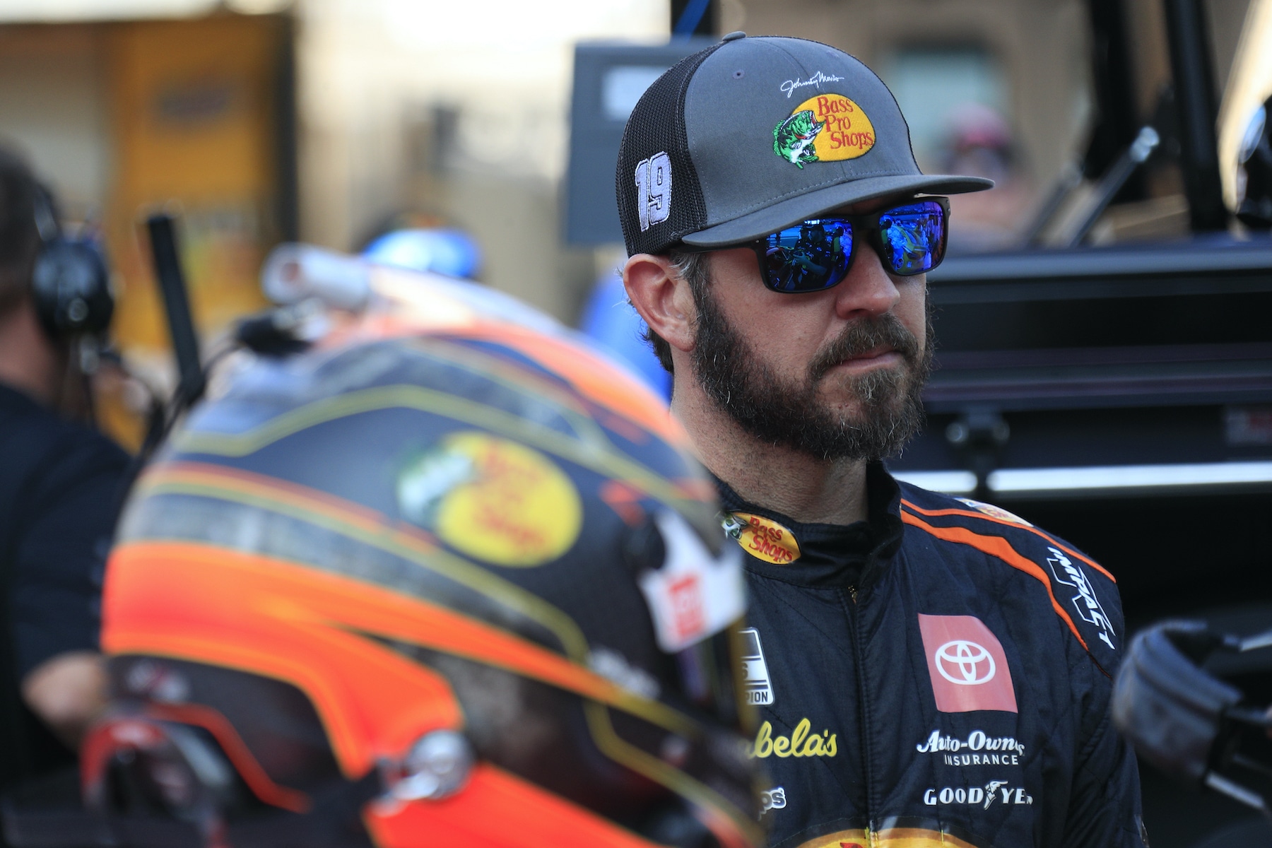 Martin Truex Jr. before race