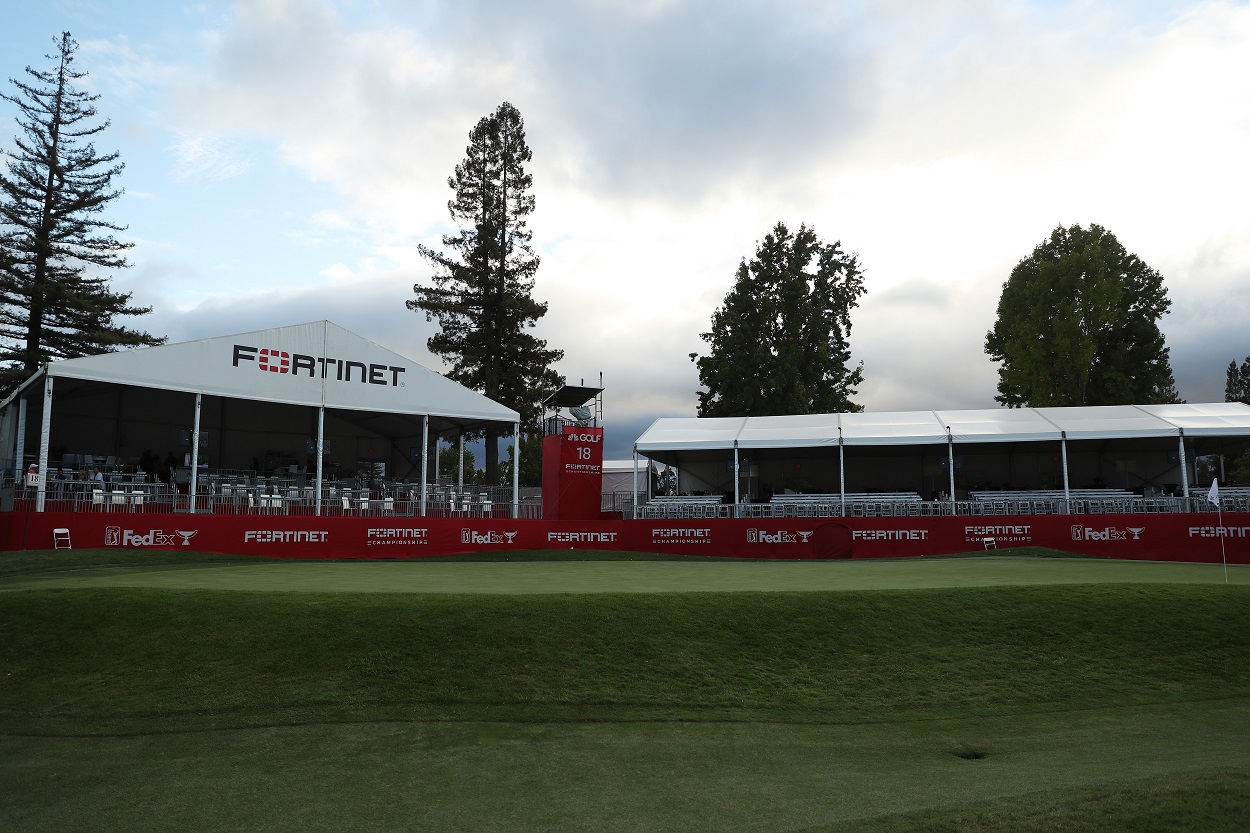 A view of the 18th at Silverado Resort and Spa, home of the PGA Tour Fortinet Championship