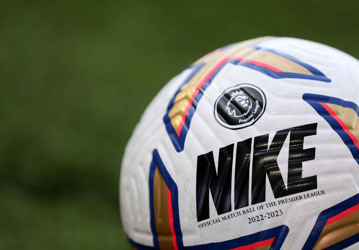 The official Premier League match ball.