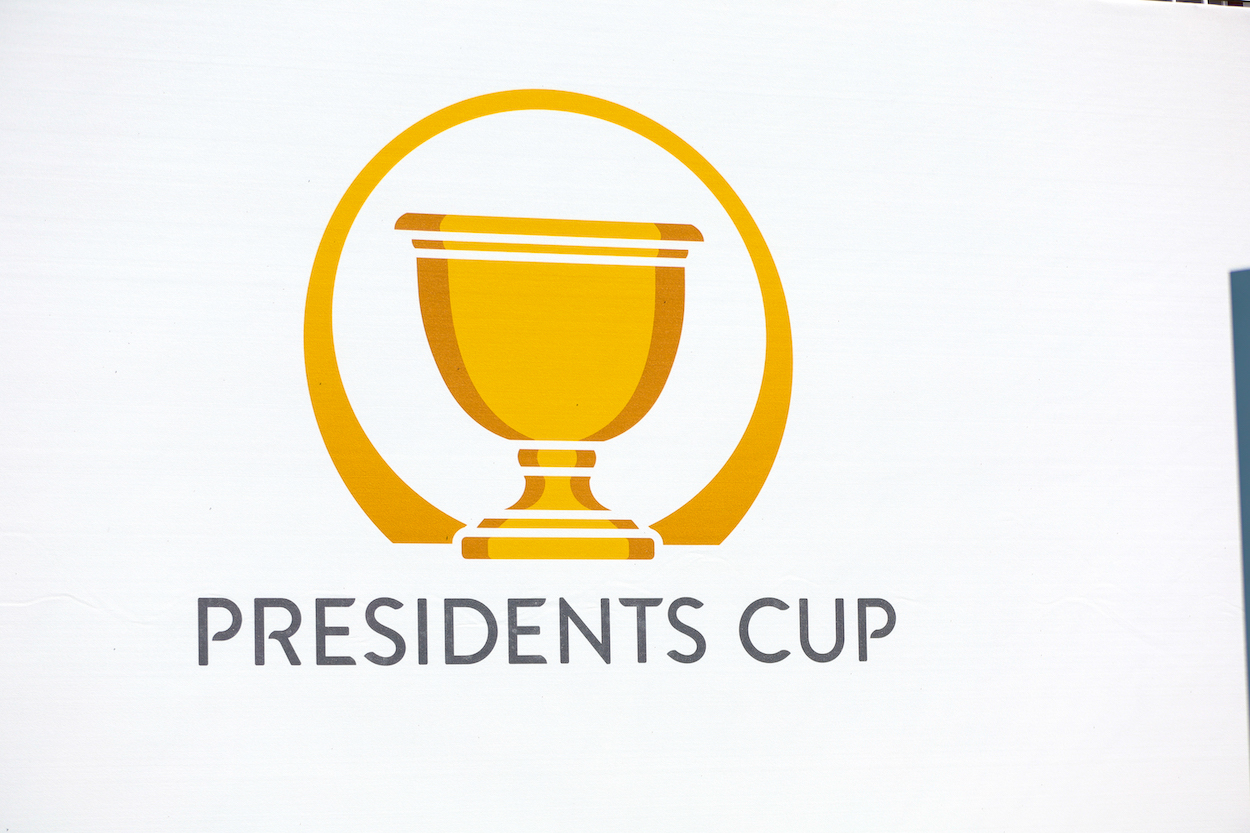 The Presidents Cup logo.