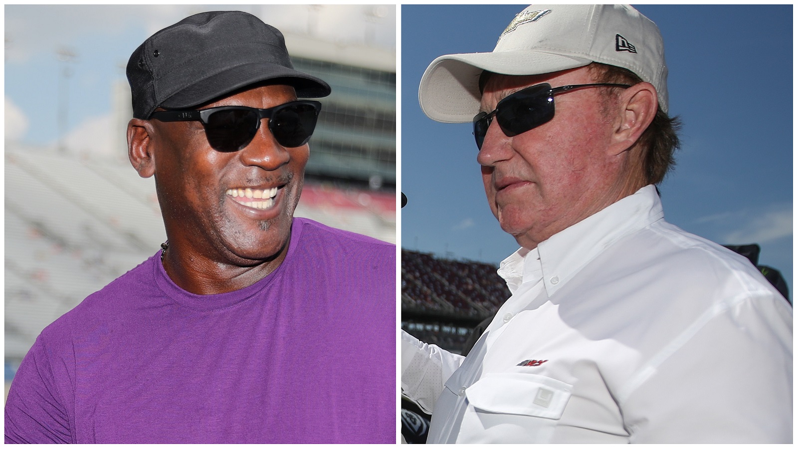NASCAR Cup Series team owners Michael Jordan and Richard Childress. | Getty Images