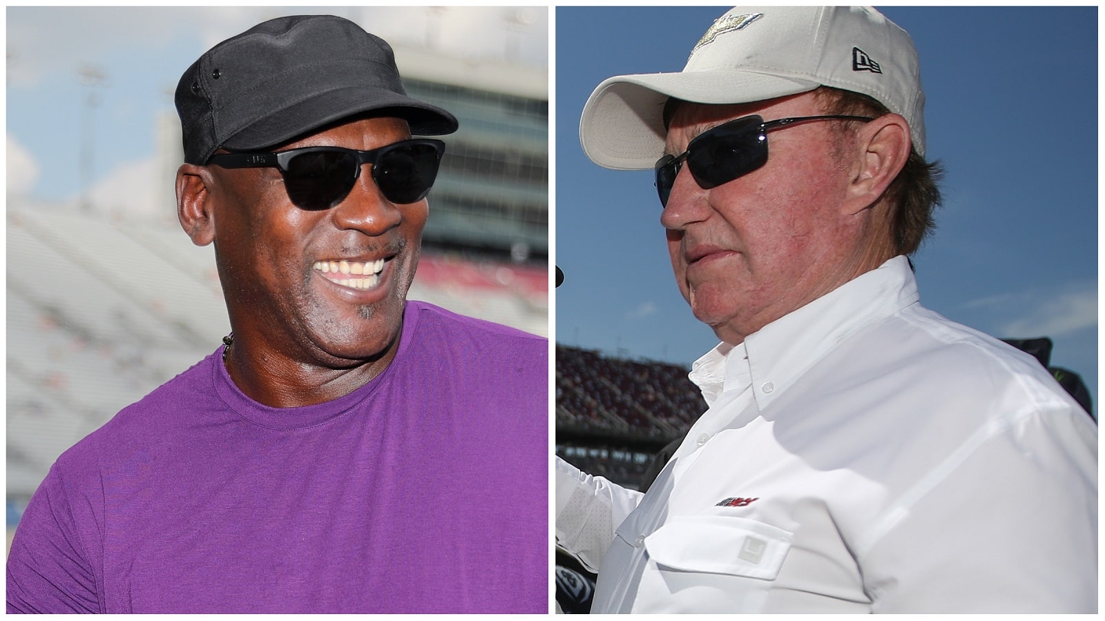 NASCAR Cup Series team owners Michael Jordan and Richard Childress. | Getty Images